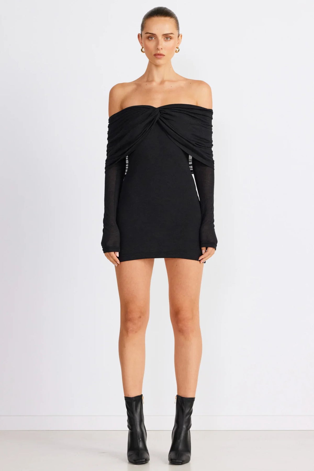 SNDYS Madrid Mini Dress Black